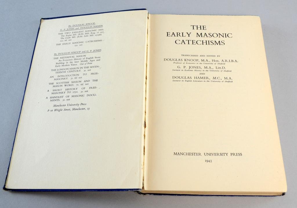 early masonic catechisms
